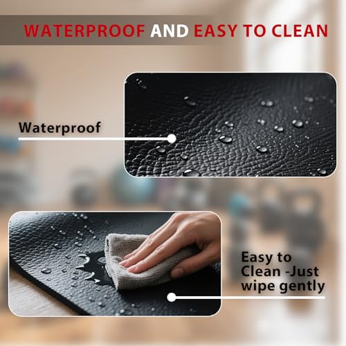Treadmill Mat – 79" x 39", 0.2" Thick Non-Slip Walking Padl Mat for Carpet Floors & Hardwood, Shock Absorbing Exercise Mat & Under Treadmill Mat for Floor Protection in Home Gym