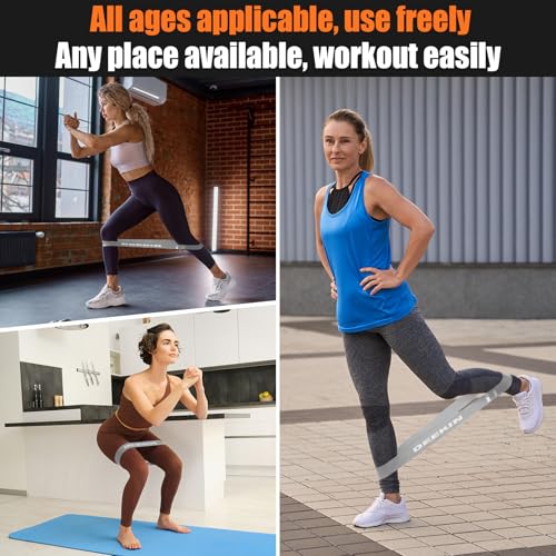 20 Pcs Resistance Bands Bulk Loop Resistance Exercise Bands for Working Out Stretch Yoga Starter Set Elastic Exercise Fitness Band Equipment for Home Fitness, Gym, Yoga