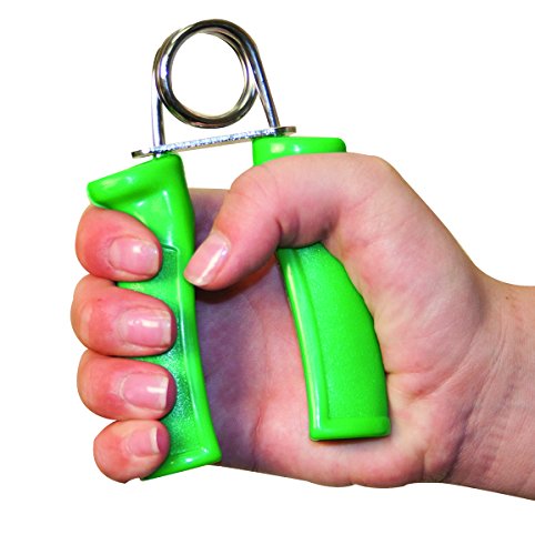 CanDo Hand Grip Exerciser Pair-Green, Medium (Pack of 2) - size: Pack of 2