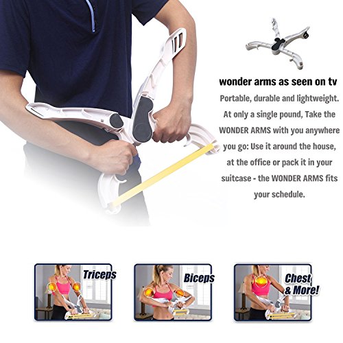 3 Pack Power Resistance Band Fit for Upper Body Wonder Arm Workout Fitness Machine