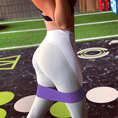 Resistance Hip Band, Non-Slip Elastic Cotton Resistance Exercise Band, Home Fitness Equipment for Glutes Butt Peach Booty Workout, Leg Stretching Warming Up Training Circle, with Carry Bag