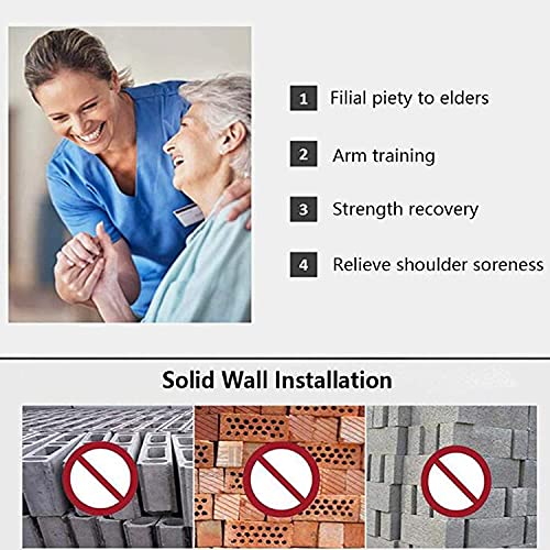 Wall Mounted Pull Up Bar, Heavy Duty Steel Chin-Up Bars Home Gym Body Exercise Workout Equipment, Load 200Kg