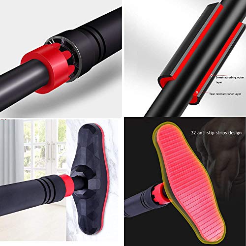 Door Bar Hole-Free Household Wall Indoor Pull-up Device Exercise Fitness Equipment Exercise Equipment Door Pull Up Bar - size: 100-150cm