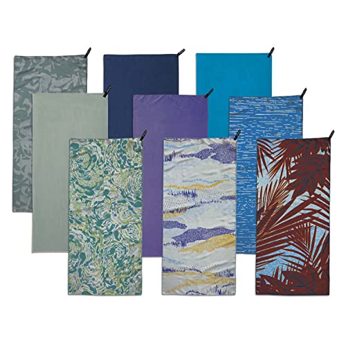 PackTowl Personal Ultralight Microfiber Camping and Travel Towel, Sage, Face 14.00" x 10.00"