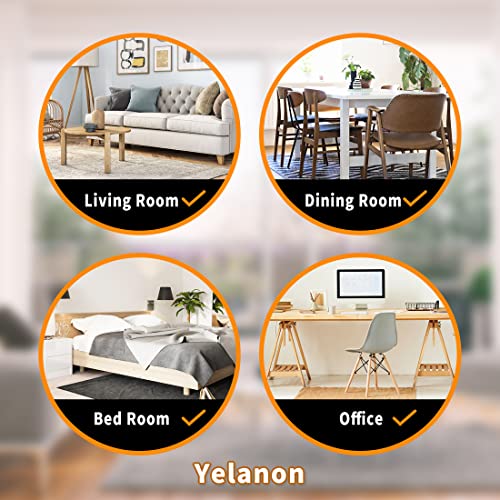 Furniture Sliders - 8 pcs-9 1/2” Brown Furniture Sliders for Carpet, Furniture Pads Hardwoods Floors, Heavy Duty Movers Sliders, Reusable Furniture Moving Pads, Floor Protectors for Carpet