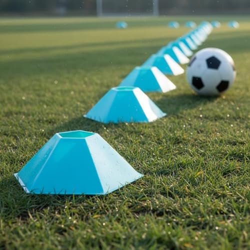 Soccer Training Cone PE Agility Training Cone Portable Athletic Gear - color: Orange