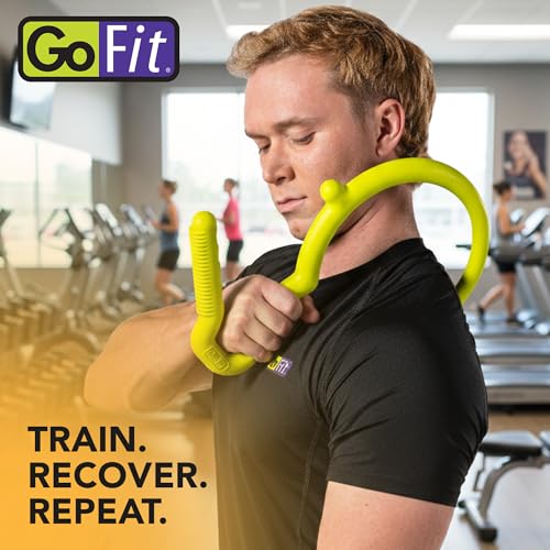 GoFit Muscle Self Massage Hook – Ergonomic Massage Wand for Targeted Muscle Relief, Deep Tissue Trigger Point Therapy, and Myofascial Release - size: Massage Wand