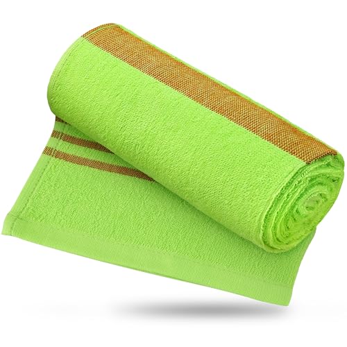 Zumi MINI 100% Cotton Camping Travel Towel - Small, Ultralight, Fast Drying, Highly Absorbent, Soft and Gentle on the Skin, Safe for the Planet (28" x 13" Green) - color: Green Mini