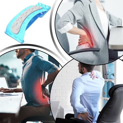 Lumbar Board Arc Traction Massager - color: Blue