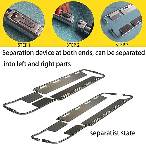 Portable Folding Spine Board Stretcher - Backboard for Camping, Outdoor Emerncy, and First Response - Lightweight Mcal S Stretcher for Quick Transport