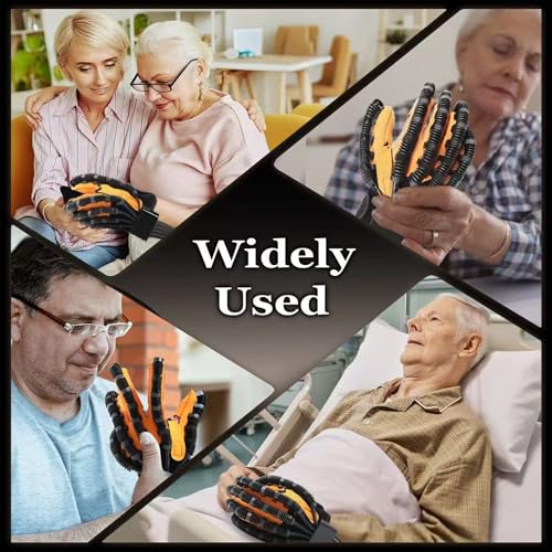 7th Gen Rehabilitation Robot Gloves, Stroke Therapy Equipment, Hand Robotic Rehabilitation Device, 4 Modes, Adjustable Intensity, Touch Panel. Perfect Gifts for Stroke Patients with Hand Impairment - size: Right hand-L