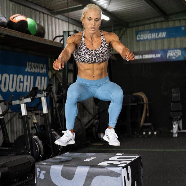 Plyometric Jump Box: Pro-Duty Foam Plyo Box for Explosive Workouts and Box Squats - Step up Exercise Platform for Safer Conditioning& Training.