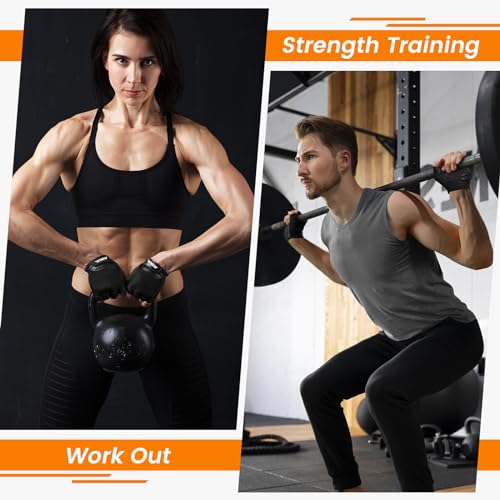 ATERCEL Premium Leather Workout Gloves, Ideal for Men and Women, Suitable for Weightlifting, Gym, Cycling - size: X-Small