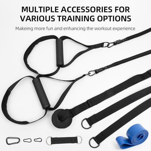 Swedish Ladder, Wood Stall Bar with Suspension Trainer Straps, Pull-Up Dip Bar Attachment, Strategic Rods, for Home, School, hysical Therapy and Gymnastics