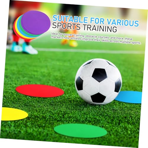 Abaodam 6pcs Agility Dots Spot Markers for Sports Training Lightweight Non-Slip Floor Dots for Classroom Fitness and Agility Drills