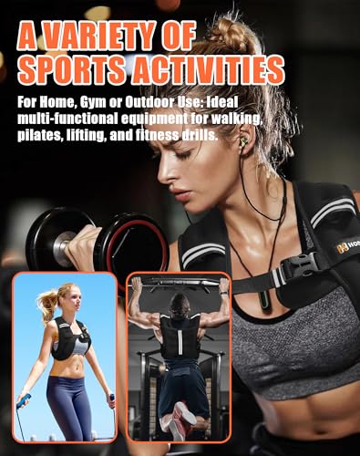 Weighted Vest with Reflective Stripe