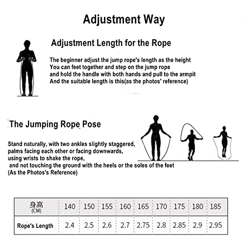 Jump Rope Soft Beaded Skipping Rope Adjustable Length Tangle Basic Jump Ropes for Fitness School Exercise Equipment for Women,Men Perfect Weight Loss 9 FT - color: Green