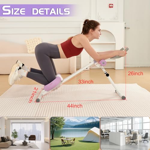 Ab Workout Equipment Ab Machine, Core Exercise Abdominal Roller for Men and Women, Abdominal Exercise Trainer stomach workout equipment
