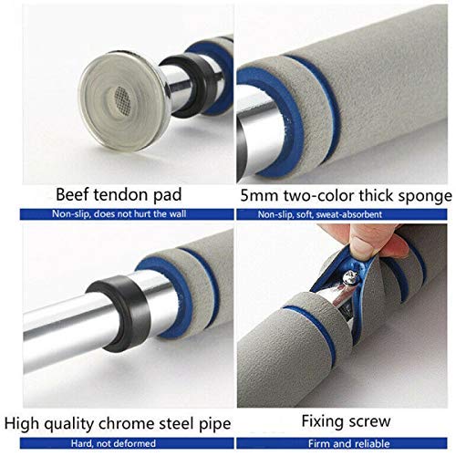 Pull Up Bar for Doorway No Screw Door Horizontal Bars Steel 500kg Home Gym Workout Chin Push Up Pull Up Training Bar