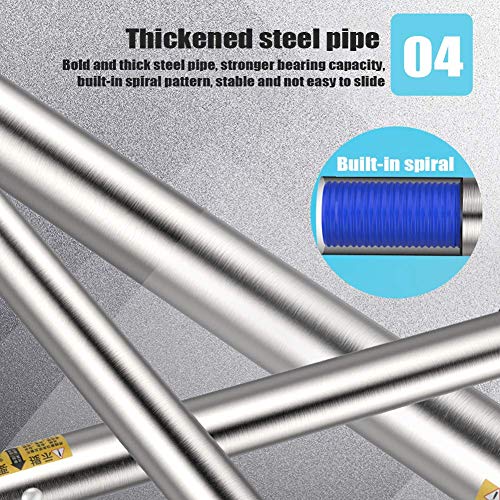 Doorway Pull Up/Chin Up Bar, No Screws Installation with Locking Mechanism Heavy Duty Home Fitness Door Exercise Workout Bar, Increase Non-Slip Max Weight Up to 200Kg - size: Medium