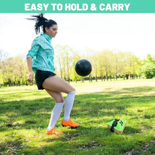 24 Pack Numbered Sports Cones, 1-24 Soccer Training Cones Flexible Agility Cone Soft Field Cone for Gym Games Sports Training Equipment