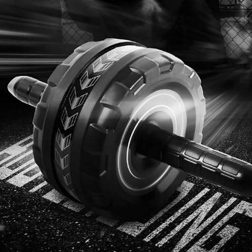 Exercise Wheels Anti-Slip Exercise Roller Abdominal Wheel Abdominal Exercise Roller Body Fitness Strength Training Dual Ab Roller Wheel New - color: A