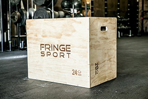 OneFitWonder Multi-Sided Plyometric Box (Large or Small) for Endurance Training, Jump Box - size: 16"x20"x24" (Small)