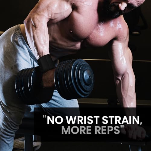 18" OG-Grade Wrist Wraps for Weightlifting – Heavy Duty Wrist Support with Thumb Loop & Lockdown Strap – Wrist Straps for Powerlifting, Bench Press & Gym Training - color: Shadow Black