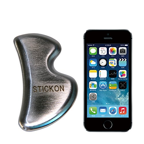 Stainless Steel Gua Sha Scraping Massage IASTM Soft Tissue Mobilization Tool (B Shape)