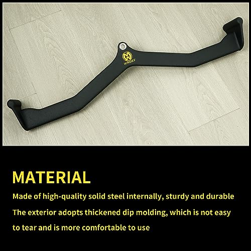 LAT Pulldown Attachment,Back Tricep Bar Strength Training,Handle Grips LAT Pull Down Bar Press Down Exercises,Cable Machine Accessories, Cable Back Attachments for Home Gym - style: Style 005