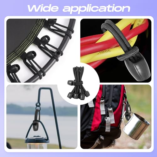 Fitness Trampoline Elastic Rope 8mm Thick Replacement Bungee Cords for Trampoline Heavy Duty Bungee Rope with Pull Tool Trampoline Parts