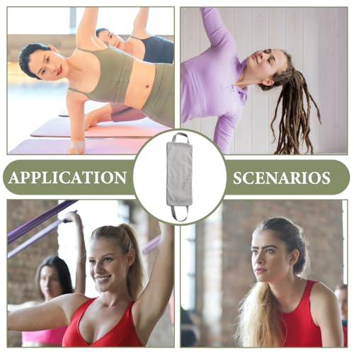 VALICLUD Workout Sandbag with Handle 19.48X7.87X0.59In Fitness Sandbag for Weight Training Yoga Exercising Bag Muscle Building Full Body Training