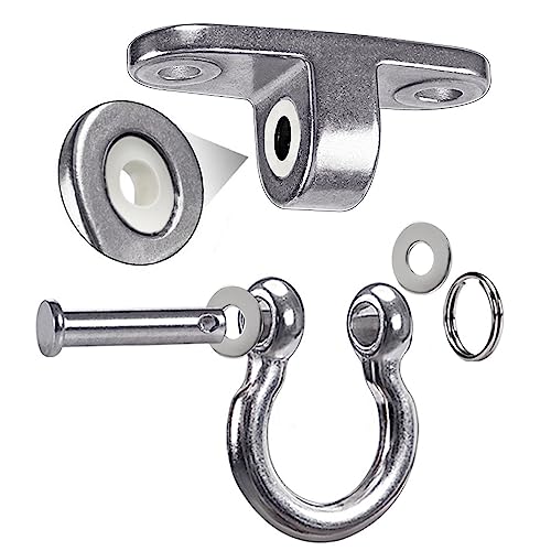 Permanent Antirust Stainless Steel Slient Bearing Swing Hanger,Heavy Duty 180° Rotary Swing, 1500LB Wood Playground Hammock Chair,sandbag Porch Swing
