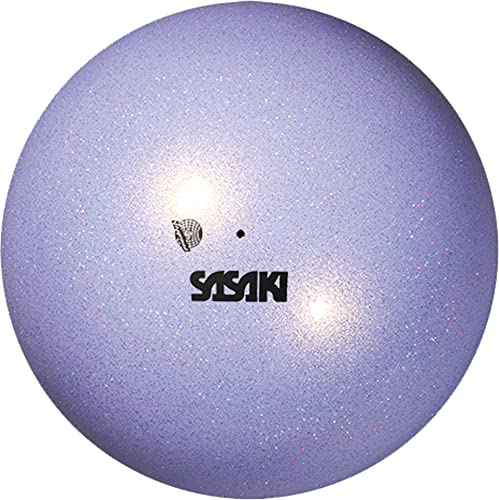 Sasaki M-207AU-F Rhythmic Gymnastics Hand Gear, Ball, International Federation Certified, Japan Association Certified, Aurora Ball, Diameter 7.3 Inches (18.5 cm) - color: Lavender