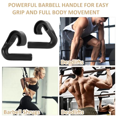 4 Pcs Neutral Grip Pull up Handles, 2 Pcs 45° Cross Grips Pull up Bar, 2 Pcs Angles 90 Grips, Black Non-Slip Ergonomic Exercise Machine Attachments for Grip Strength