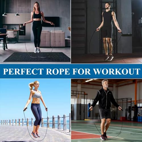 Bulk 40 Pack Speed Jump Ropes, Professional Tangle-Free Skipping Ropes for Exercise & Cardio, Adjustable Foam Handle Ropes for Fitness Clubs, Gyms & Groups - Multi-Color Set