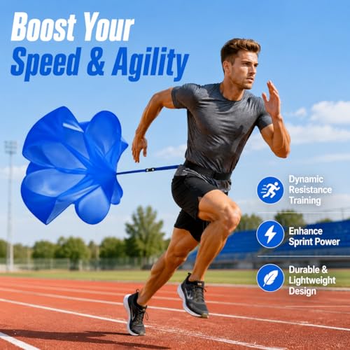 Agility Training Equipment, Speed Training Equipment, Agility Ladder Training, 12-Piece Multicolor PVC, Customizable for Football, Soccer, Basketball - style: Training Set 02 - All Blue soc