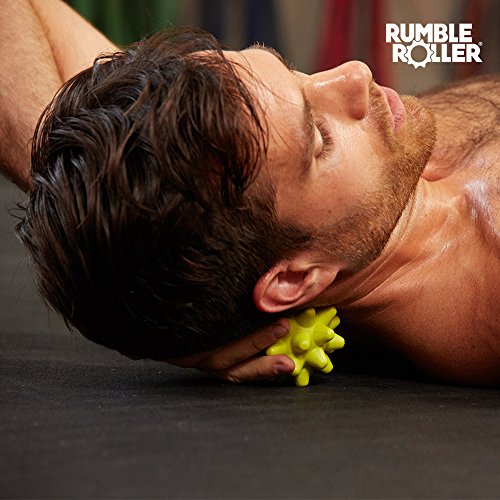RUMBLE ROLLER Beastie Extra Firm Massage Ball Deep Tissue Trigger Point Tool for Muscle Knots, Myofascial Release, Recovery & Mobility, Lacrosse Ball Alternative