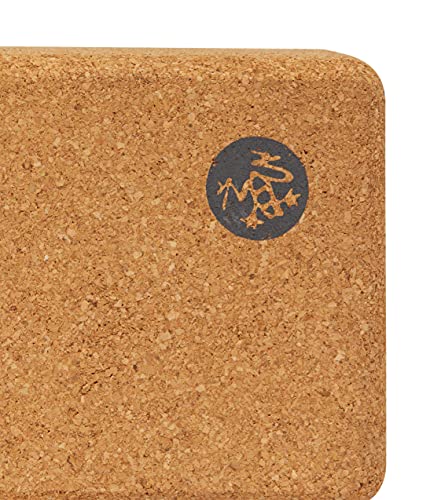 Manduka Yoga Block - Fine-Grain Block, Yoga Equipment, Home Gym Accessory, Pilates Tool, Lightweight for Travel, Extra Firm Workout Accessory with Comfortable Edges - size: 3" x 4" x 8.5"