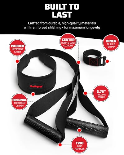 THEFITGUY Coach Speed Training Belt - Non-Elastic Partner Pulling Handles for Multidirectional Overspeed and Sprint Resistance, Ideal for Football, Soccer & Track