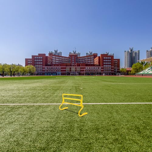Holibanna Adjustable Height Soccer Agility Hurdles Set, Portable Speed Training Equipment with Foldable Design for Football Workout and Soccer Drills