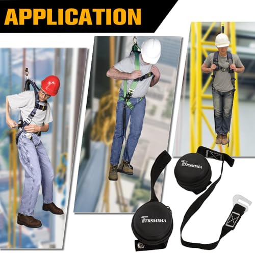 TRSMIMA Suspension Trauma Safety Straps - Trauma Relief Straps for Safety Harness Fall Protection Fall Arrest System A Pair