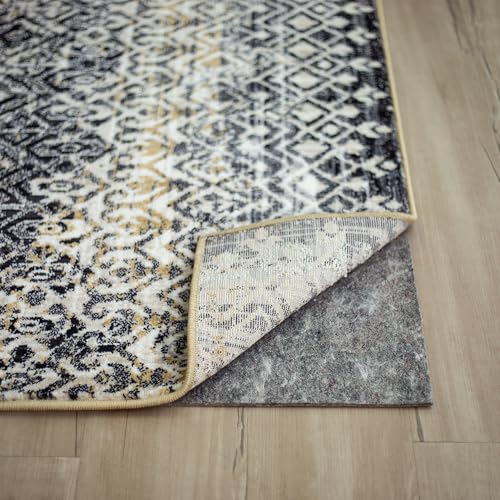 Mohawk Home Non Slip Rug Pad 2' x 3'- 1/4" Thick Felt + Latex Rubber Gripper - Dual Surface Cushion for Hardwood, Carpet, Tile Floors, Made in USA - size: 2' x 3' (Rectangular), style: 1/4 Inch Dual Surface Rug Pad