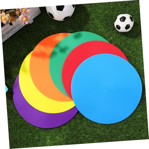 Holibanna 6Pcs Non Slip Floor Dots Agility Training Markers Spot Markers for Soccer Practice Gym Classroom Sports Activities