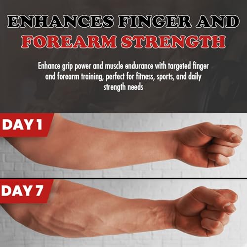 Adjustable Grip Strength Trainer Hand Gripper for Grip Strength, Forearm & Wrist Strengthener, Hand Exerciser for Strength Training & Therapy 11-220Lbs(5-100KG) - color: Red