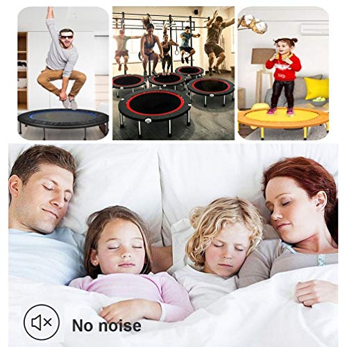 Trampoline 48in Foldable Mini Trampoline, Stable and Quiet Sports Bounce Bed, Very Suitable for Adult and Children Body Fitness Training Exercise, Safe Load 300kg