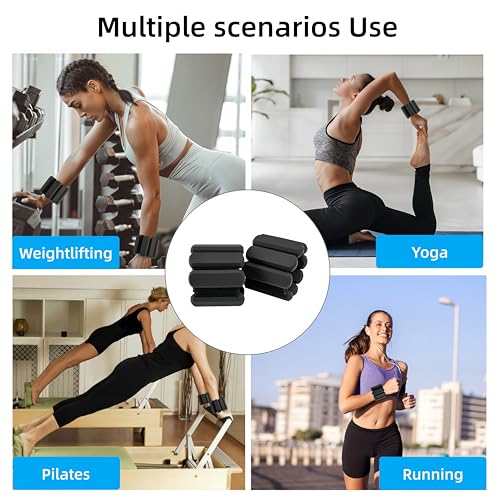 Wrist Weights,Silicone Adjustable Ankle And Wrist Weights For Women & Men
