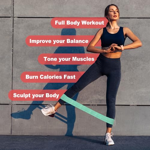 PATIKIL Booty Resistance Bands for Working Out Non-Slip Workout Fabric Resistance Loops Elastic for Women Men Hip Leg Gym