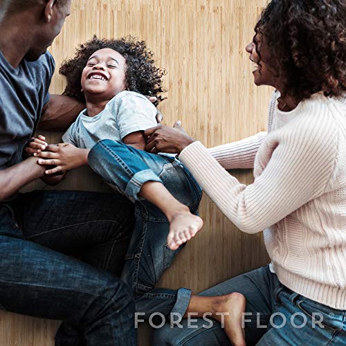 Forest Floor 5/8 Inch Thick Printed Foam Tiles, Premium Wood Grain Interlocking Foam Floor Mats, Anti-Fatigue Flooring