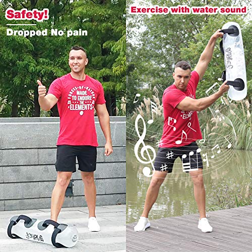 Aqua Bag Workout, Adjustable Training Bag and Power Bag with Water, Core and Balance Trainer, Portable Stability Fitness &Full Body Exercise Equipment for Weight
